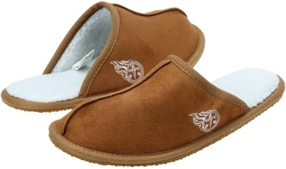 FOCO NFL Mens High End Open Back Slide Slipper