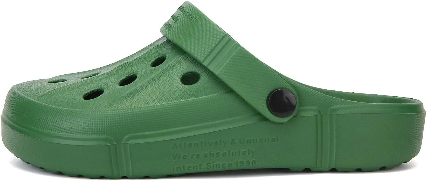 FZUU Mens Women Breathable Garden Clogs Comfortable Slip On Beach Sandals Lightweight Slippers Water Shoes