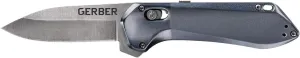 Gerber Gear Gerber Highbrow Compact, Pocket Knife with Assisted Open, Fine Edge Blade, Blue [31-003511]