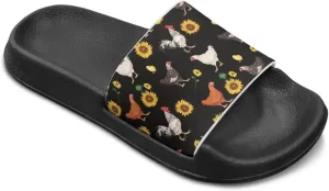 Girls Slide Sandals Breathable Summer Shoes for Kids with Non-Slip Sole Slides for Beach & Pool