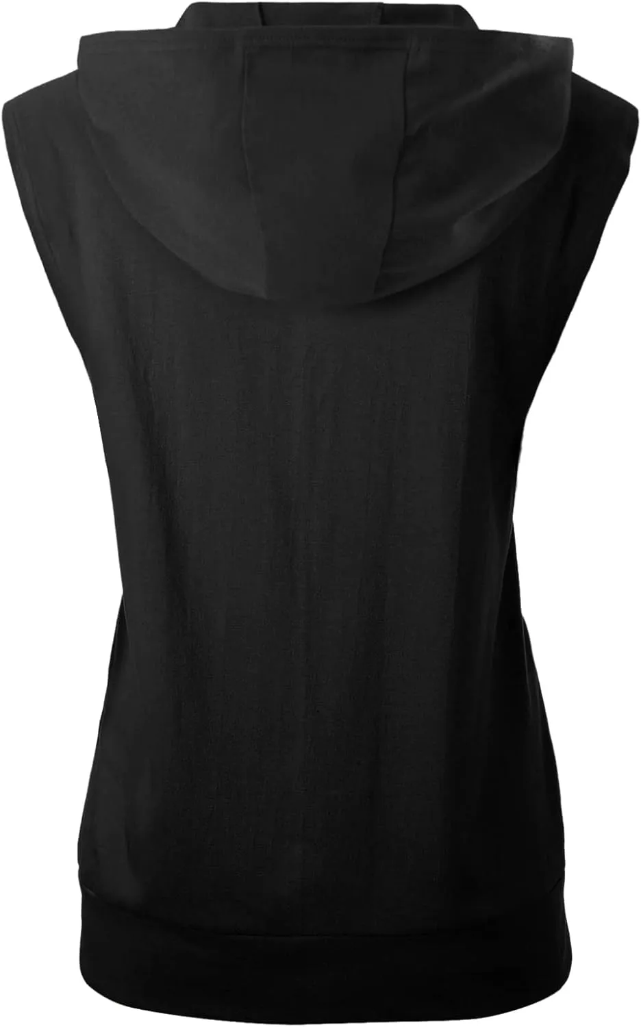 GIVON Women's Lightweight Hooded Vest Sleeveless 1/4 Zip Pullover Casual Hoodie Sweatshirt with Pockets