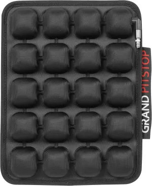 GRAND PITSTOP Motorcycle Air Seat Cushion with Inflatable Bubble Air Pads with Breathable Mesh Cover & Non-Skid Bottom Compatible for Pillion seat of Motorcycle
