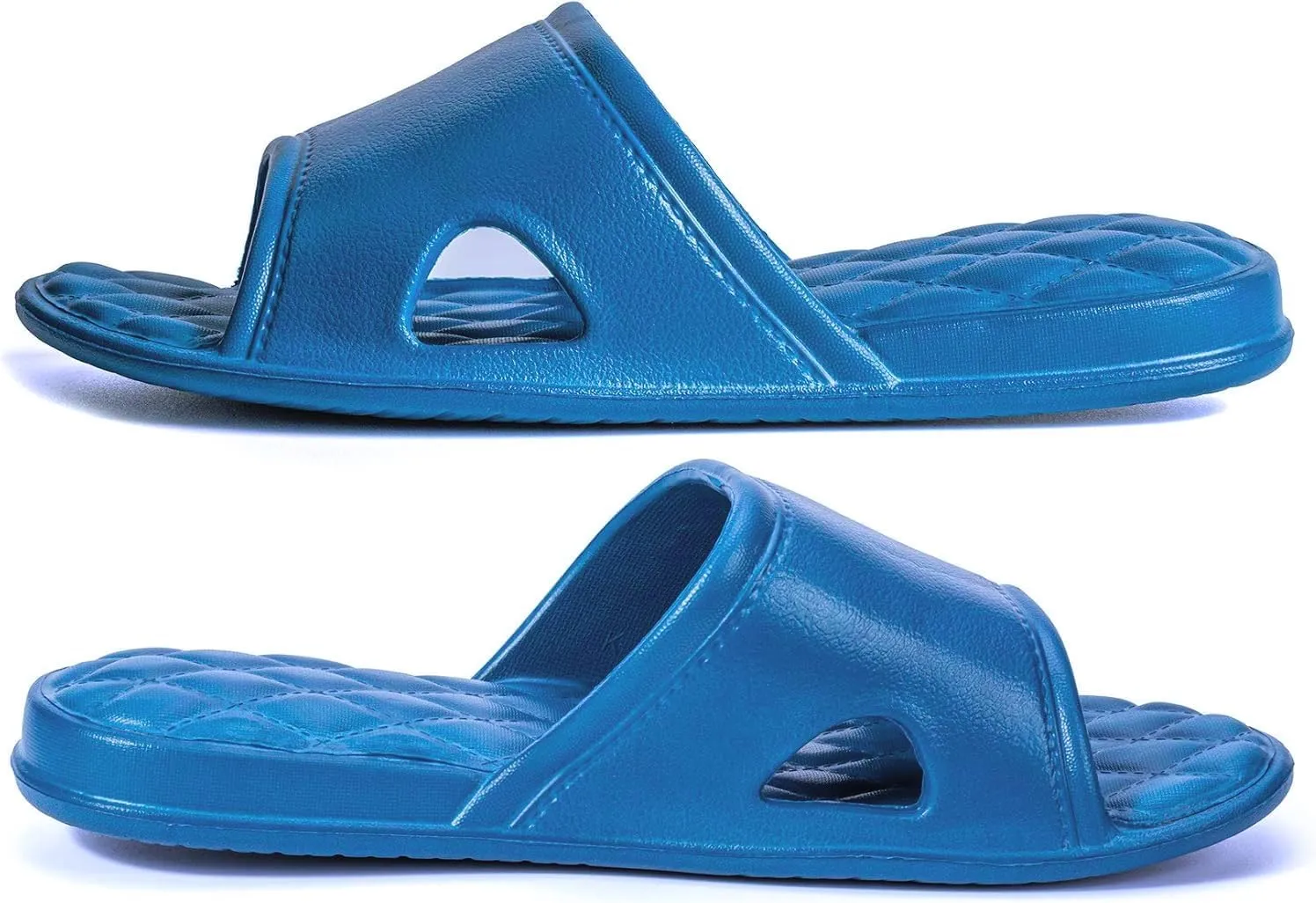 Happy Lily Shower Slippers for Women &Men, Quick Drying with Drainage Holes