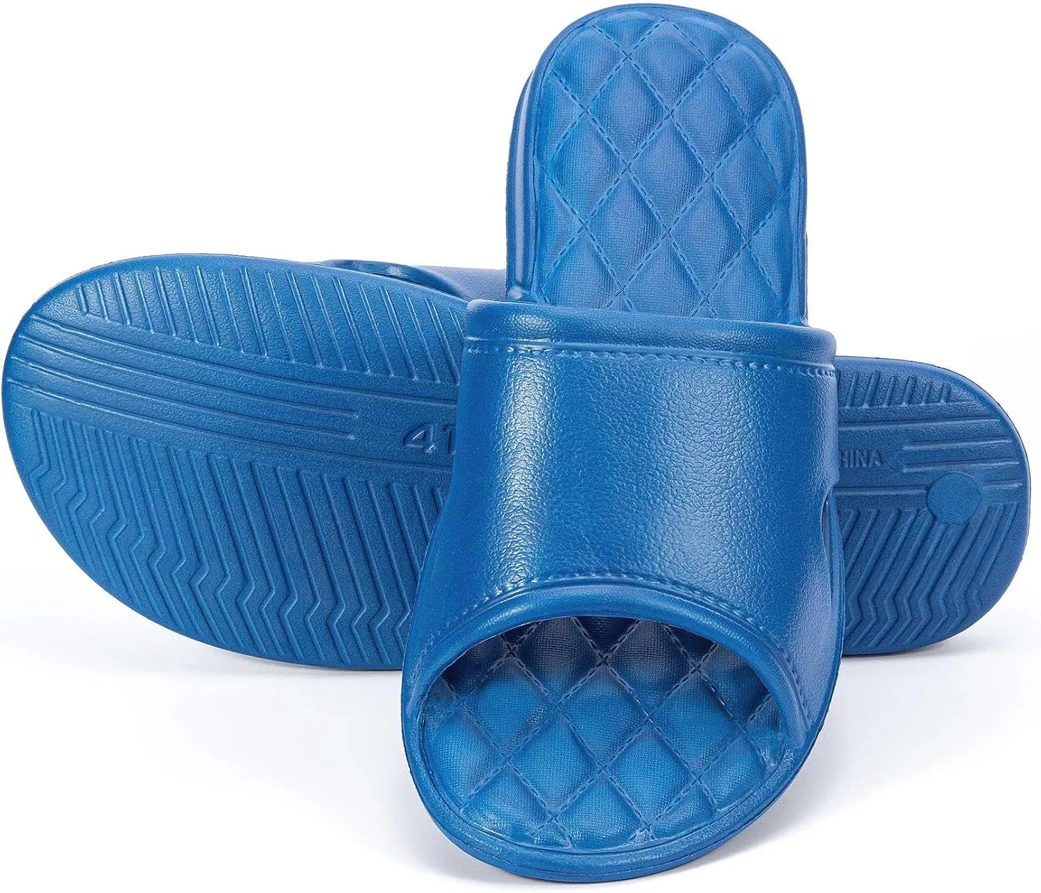 Happy Lily Shower Slippers for Women &Men, Quick Drying with Drainage Holes