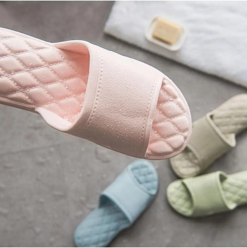 Happy Lily Shower Slippers for Women &Men, Quick Drying with Drainage Holes