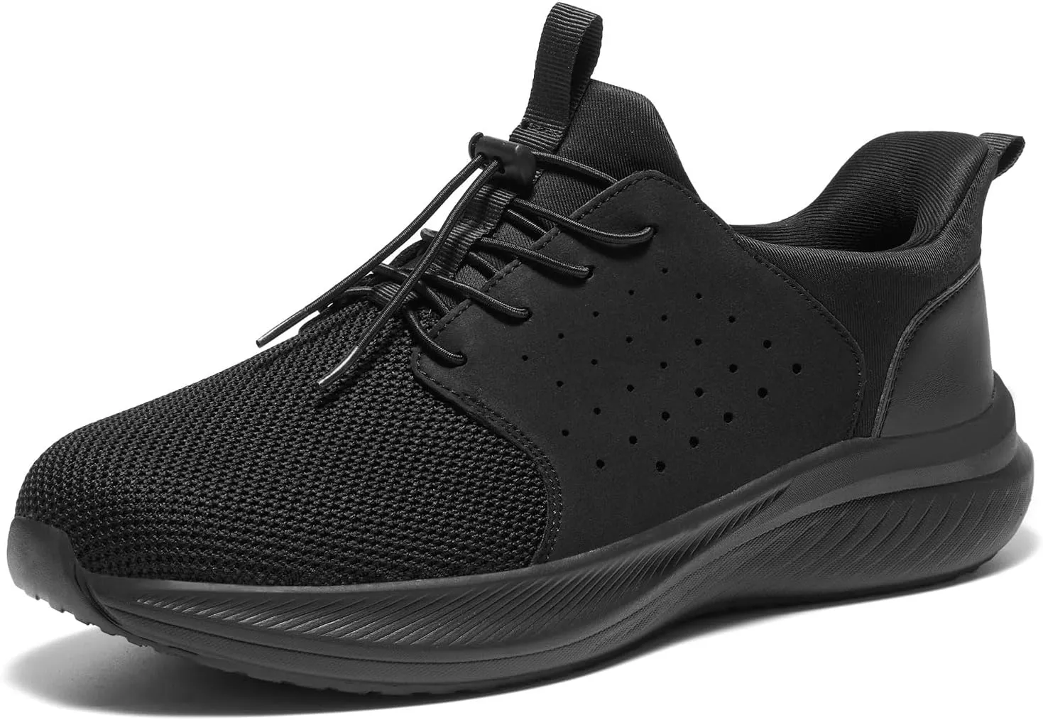 HEEZ Mens Slip On Fashion Sneakers Walking Shoes for Men Comfortable Breathable Casual Running Shoes