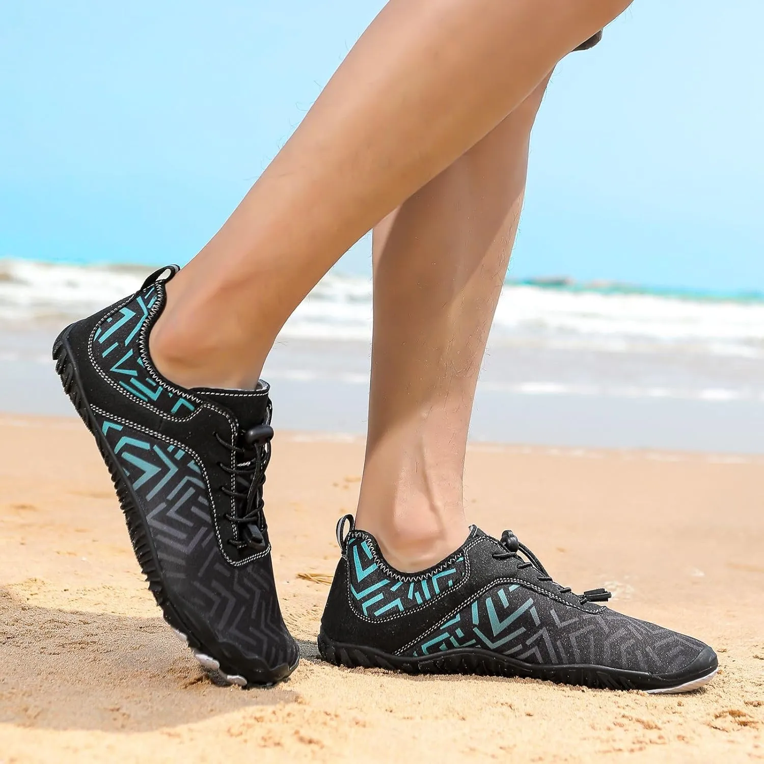 Hiking Footwear Barefoot Womens Shoes Healthy Non-Slip Unisex Water Pro Wide Toe Box Sneakers Diabetes Breathable Grounded Aqua Swim Pool Beach Hike Running Walking Athletic Shoe Waterproof