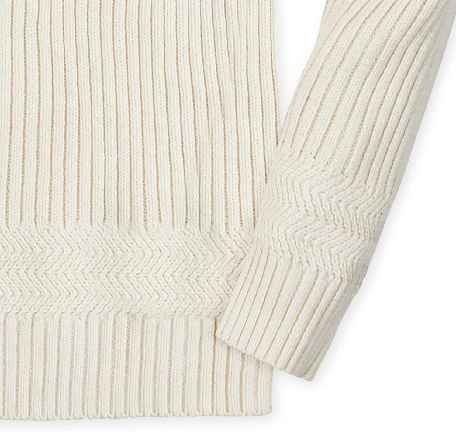Hope & Henry Boys' Long Sleeve Crew Neck Pullover Sweater