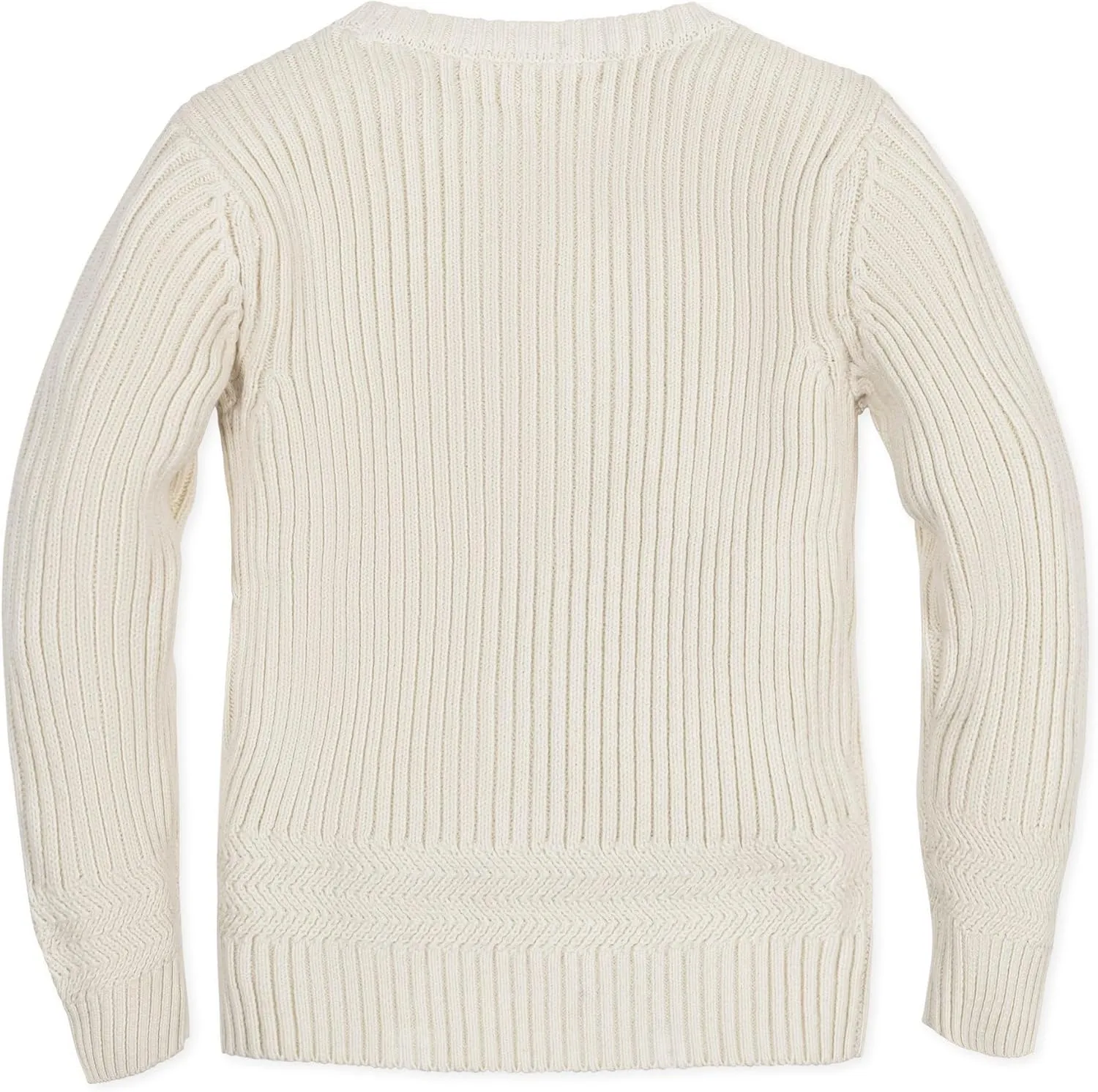 Hope & Henry Boys' Long Sleeve Crew Neck Pullover Sweater