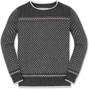 Hope & Henry Boys' Long Sleeve Crew Neck Pullover Sweater