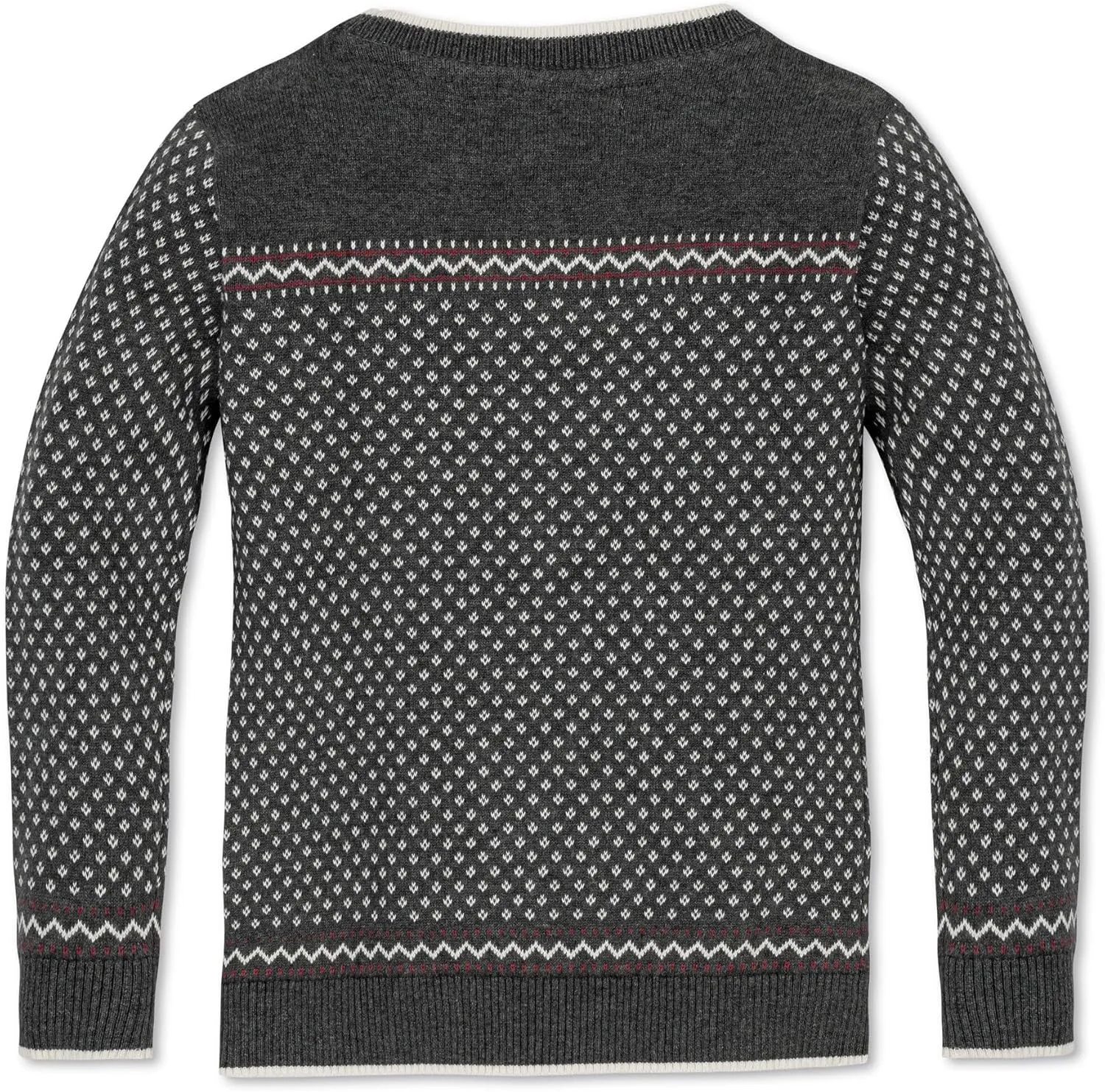Hope & Henry Boys' Long Sleeve Crew Neck Pullover Sweater
