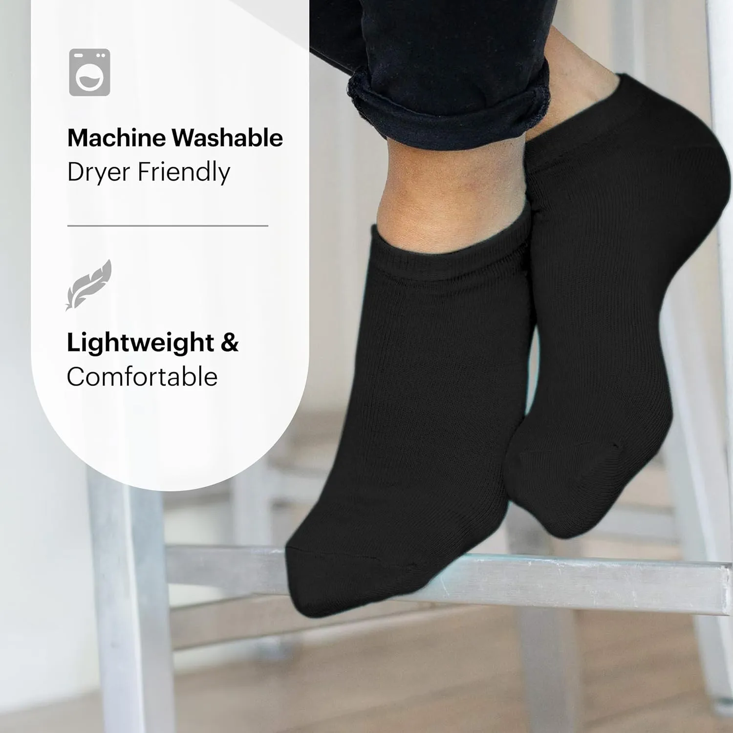 HOT FEET Thin Ankle Socks for Women & Girls – Fun & Cute Low Cut Athletic No Show Socks for Teen Girls. 6, 8, 18 PK Size 4-10