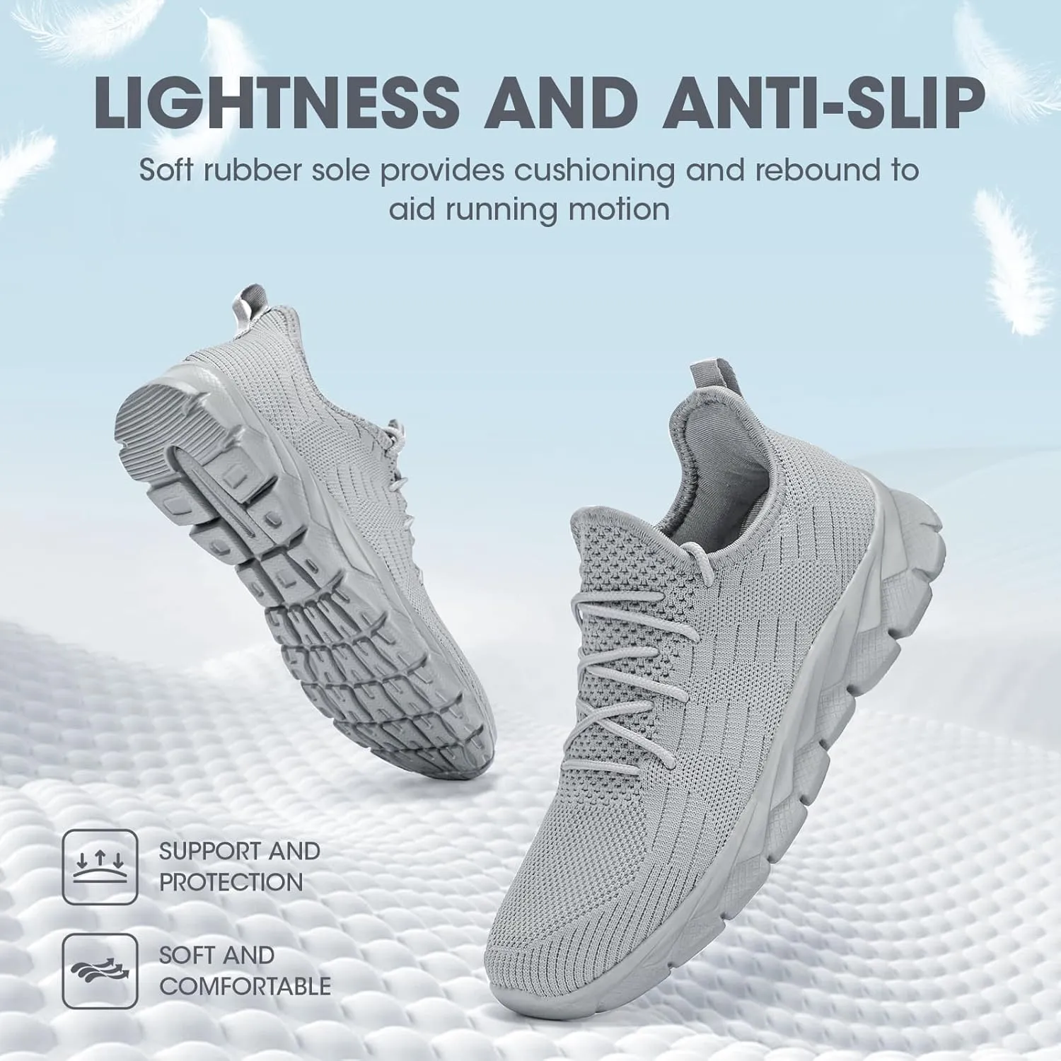 INYO Women's Tennis, Running Shoes - White, US Women's Size, Mesh Upper, Flat Heel, Lace-Up Closure, Round Toe, Casual Style, Athletic Shoe, Moderate Cushioning