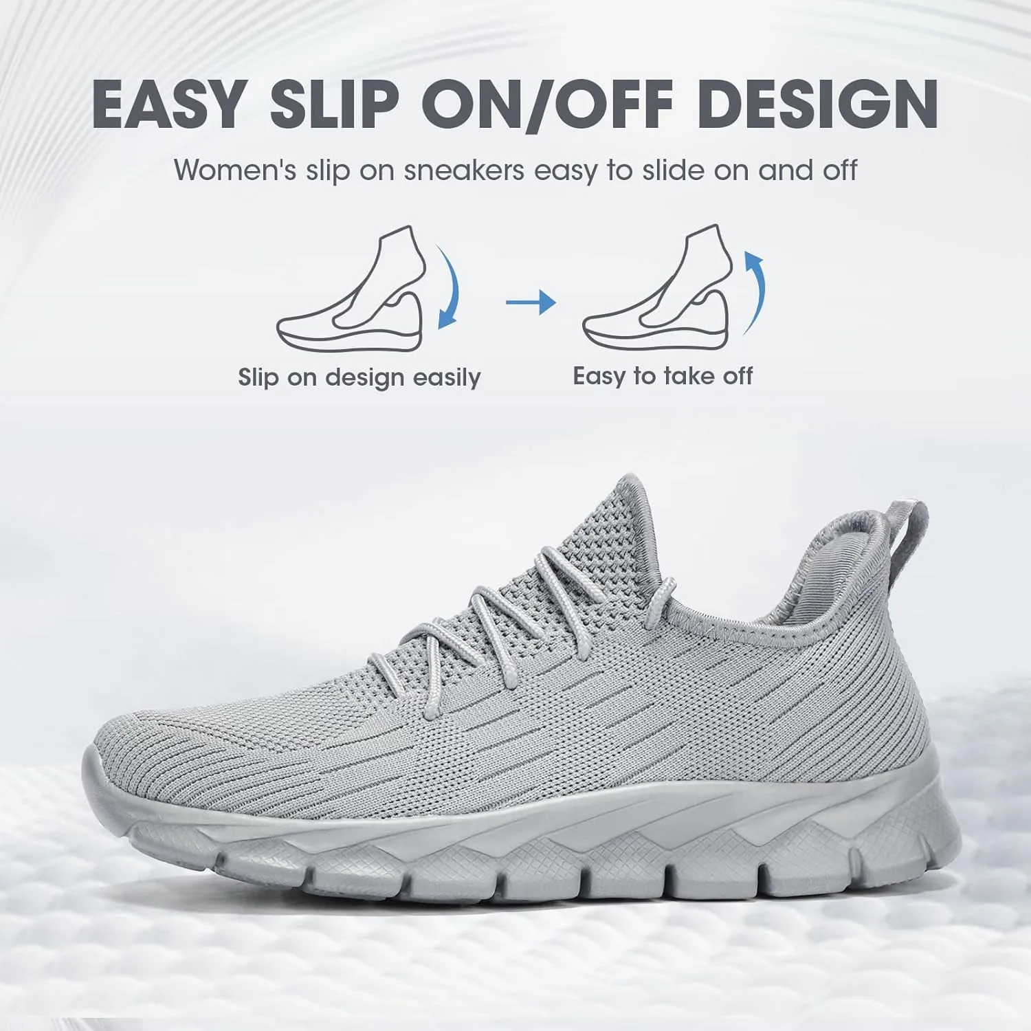 INYO Women's Tennis, Running Shoes - White, US Women's Size, Mesh Upper, Flat Heel, Lace-Up Closure, Round Toe, Casual Style, Athletic Shoe, Moderate Cushioning