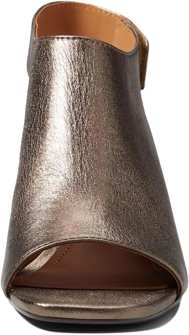 Johnston & Murphy® Evelyn Open Toe Booties for Women in Leather – Hook and Loop Closure – Open Toe
