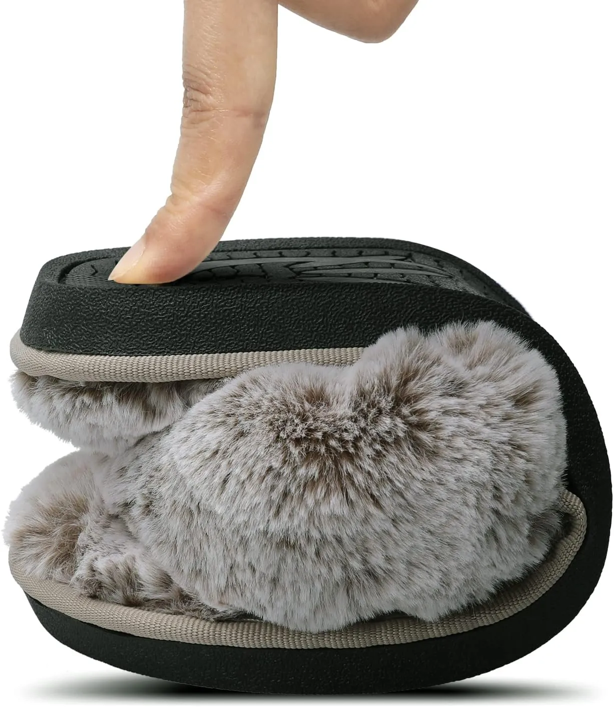 JOINFREE Women's Bedroom Slippers Comfort Four Season Classy Indoor Spa Slide Shoes