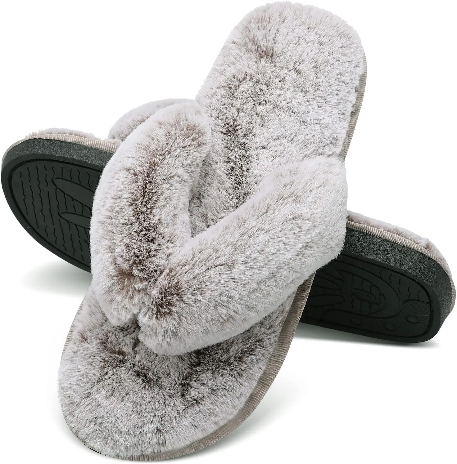 JOINFREE Women's Bedroom Slippers Comfort Four Season Classy Indoor Spa Slide Shoes