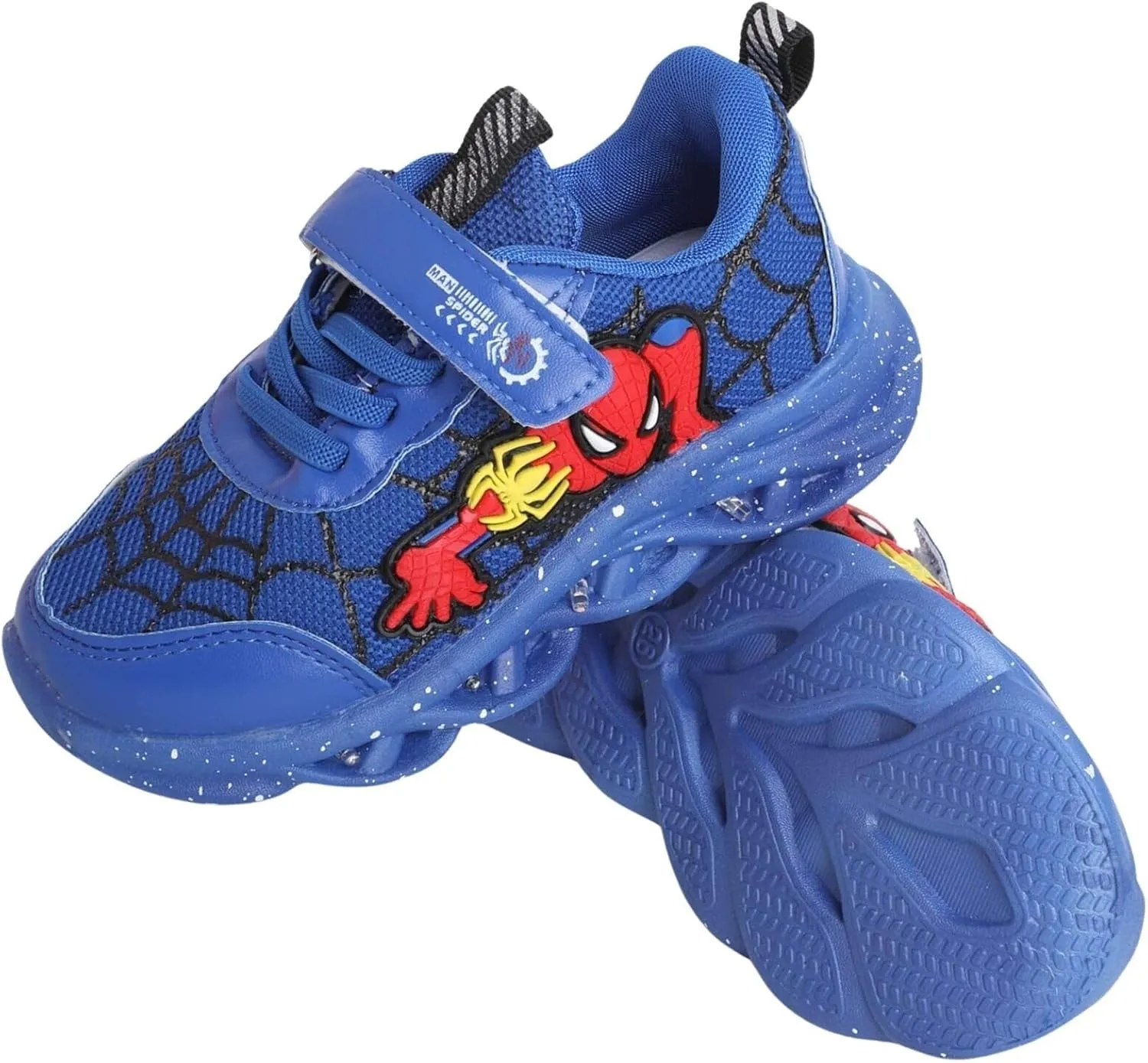Kids Light Up Shoes Baby Toddler Boys Trainers Luminous Flashing Cartoon Athletic Running Sport Sneaker