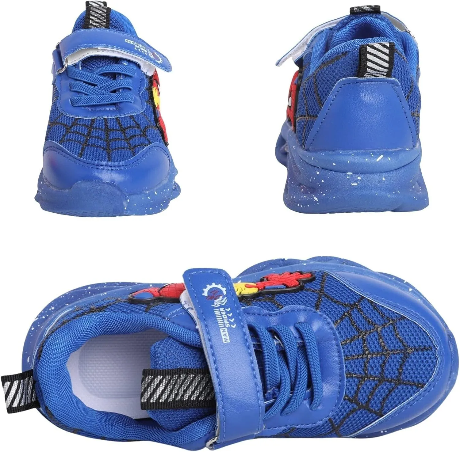 Kids Light Up Shoes Baby Toddler Boys Trainers Luminous Flashing Cartoon Athletic Running Sport Sneaker