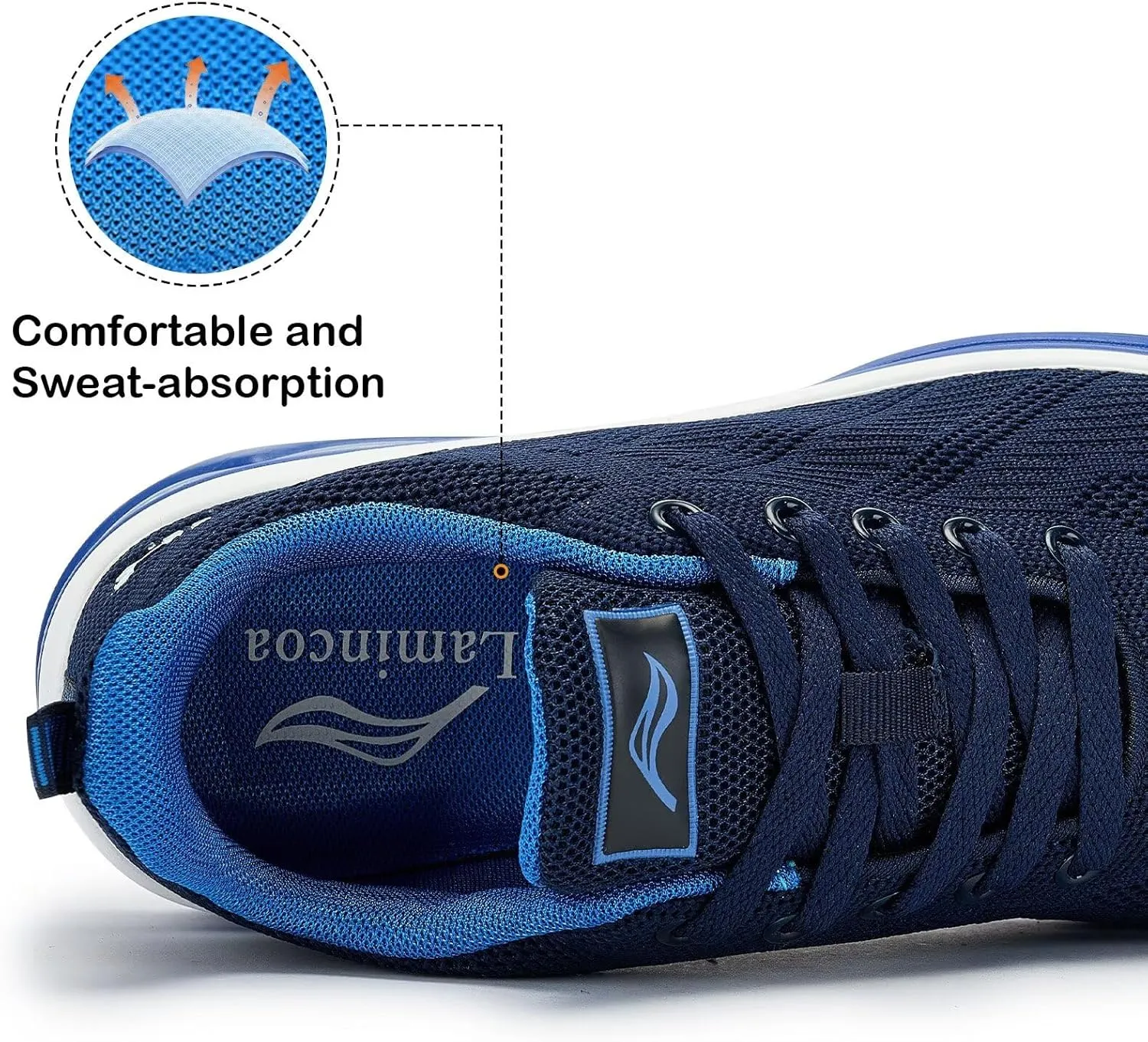 Lamincoa Women's Wide Toe Box Sneakers Wide Road Running Shoes Athletic Tennis Shoes for Women