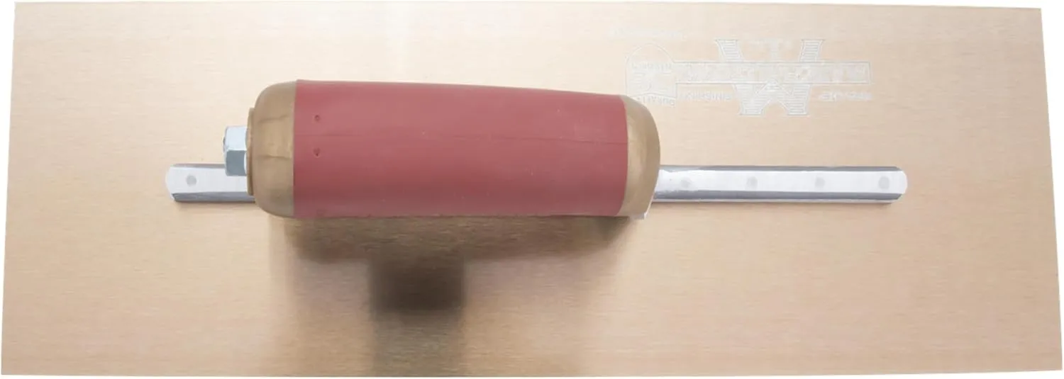 MARSHALLTOWN DuraFlex Finishing Trowel, 14 x 5 Inch, 9 3/4 Inch Mounting, DuraSoft Handle, Made in the USA, Plaster and Drywall Finishing Tools, 4471DFD