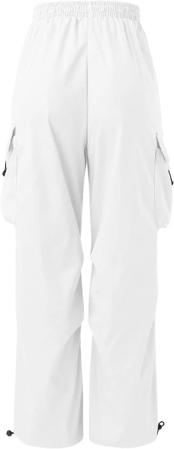 Mens Cargo Pants Casual Baggy Joggers Athletic Parachute Pant Loose Fit Sweatpants with Pockets Y2K Streetwear