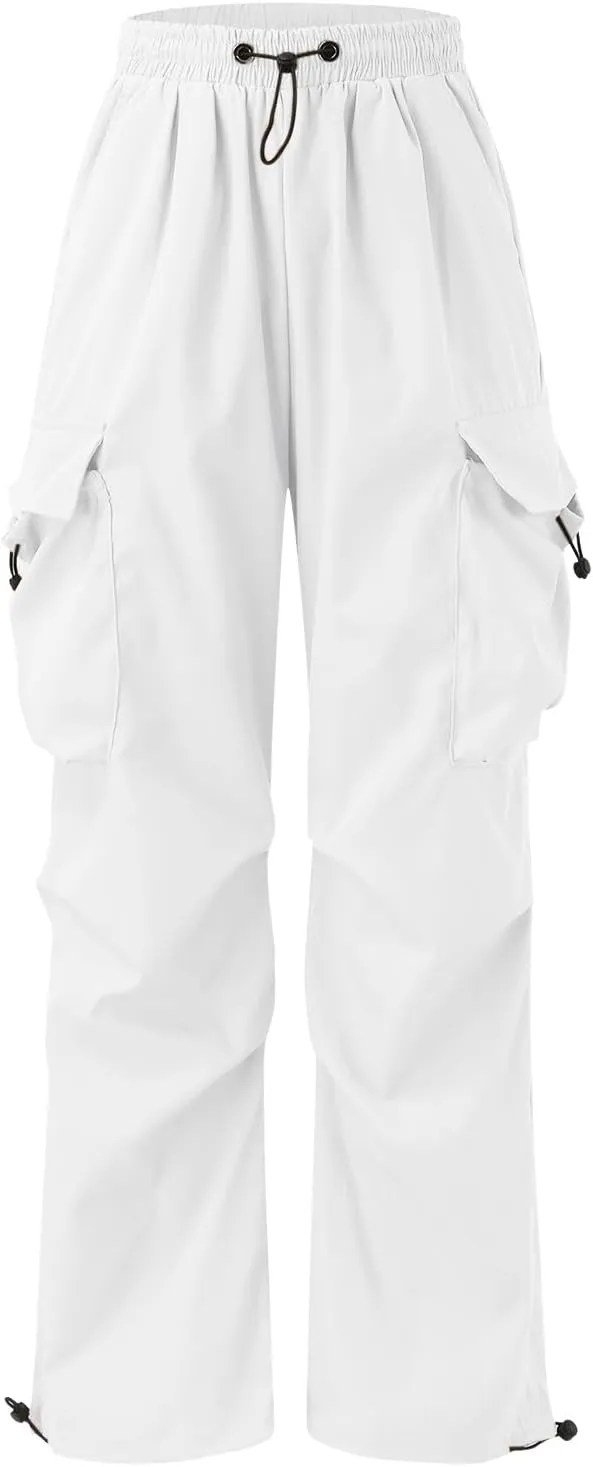 Mens Cargo Pants Casual Baggy Joggers Athletic Parachute Pant Loose Fit Sweatpants with Pockets Y2K Streetwear