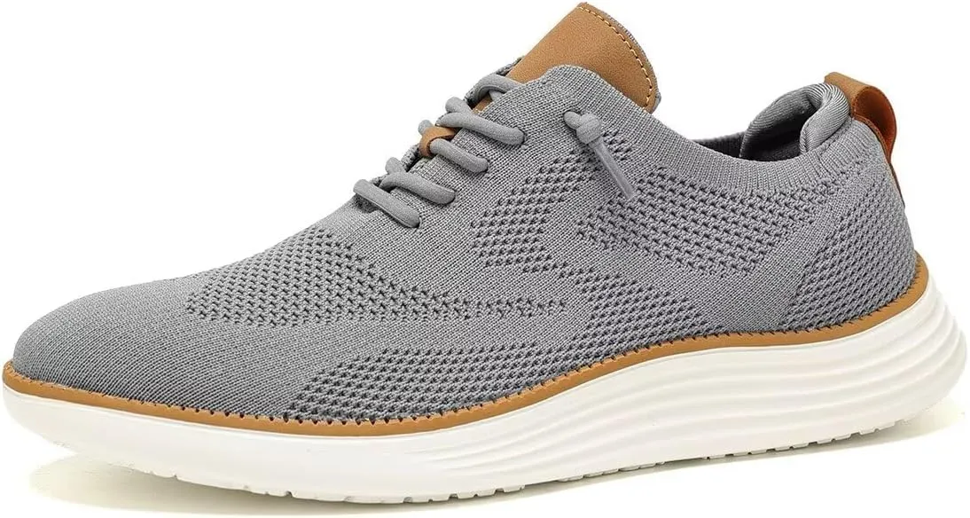 Men's Casual Dress Sneakers Oxfords Business Mesh Breathable Walking Shoes Tennis Comfortable