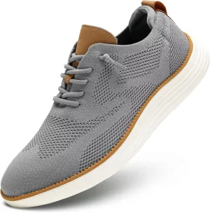 Men's Casual Dress Sneakers Oxfords Business Mesh Breathable Walking Shoes Tennis Comfortable