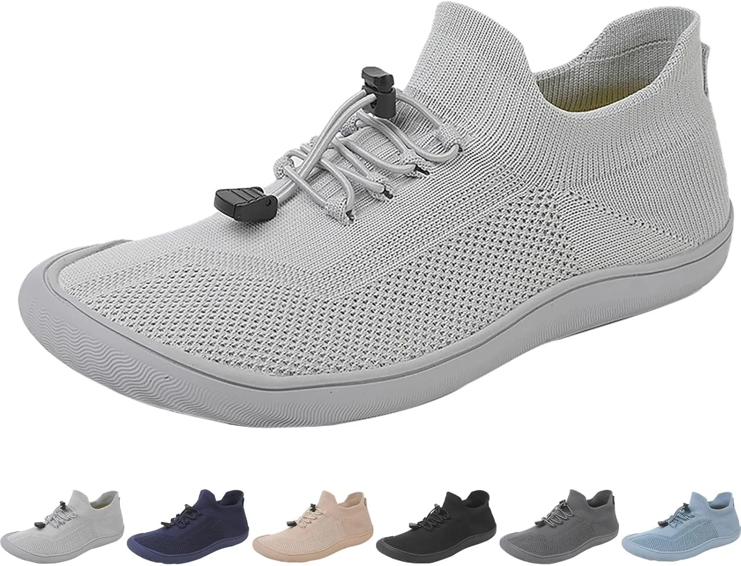 Mens Dress Shoes Casual Oxfords Shoes Knit Lightweight Tennis Shoes Womens Comfort Casual Work Shoes White Platform Sneakers Steel Toe Tennis Shoe Cross Trainer Shoe