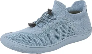 Mens Dress Shoes Casual Oxfords Shoes Knit Lightweight Tennis Shoes Womens Comfort Casual Work Shoes White Platform Sneakers Steel Toe Tennis Shoe Cross Trainer Shoe