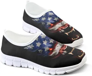 Men's Lightweight Running Shoes Breathable Mesh Casual Sneakers Non Slip Walking Fashion Shoes Athletic Workout Sports Shoes US Size5-14