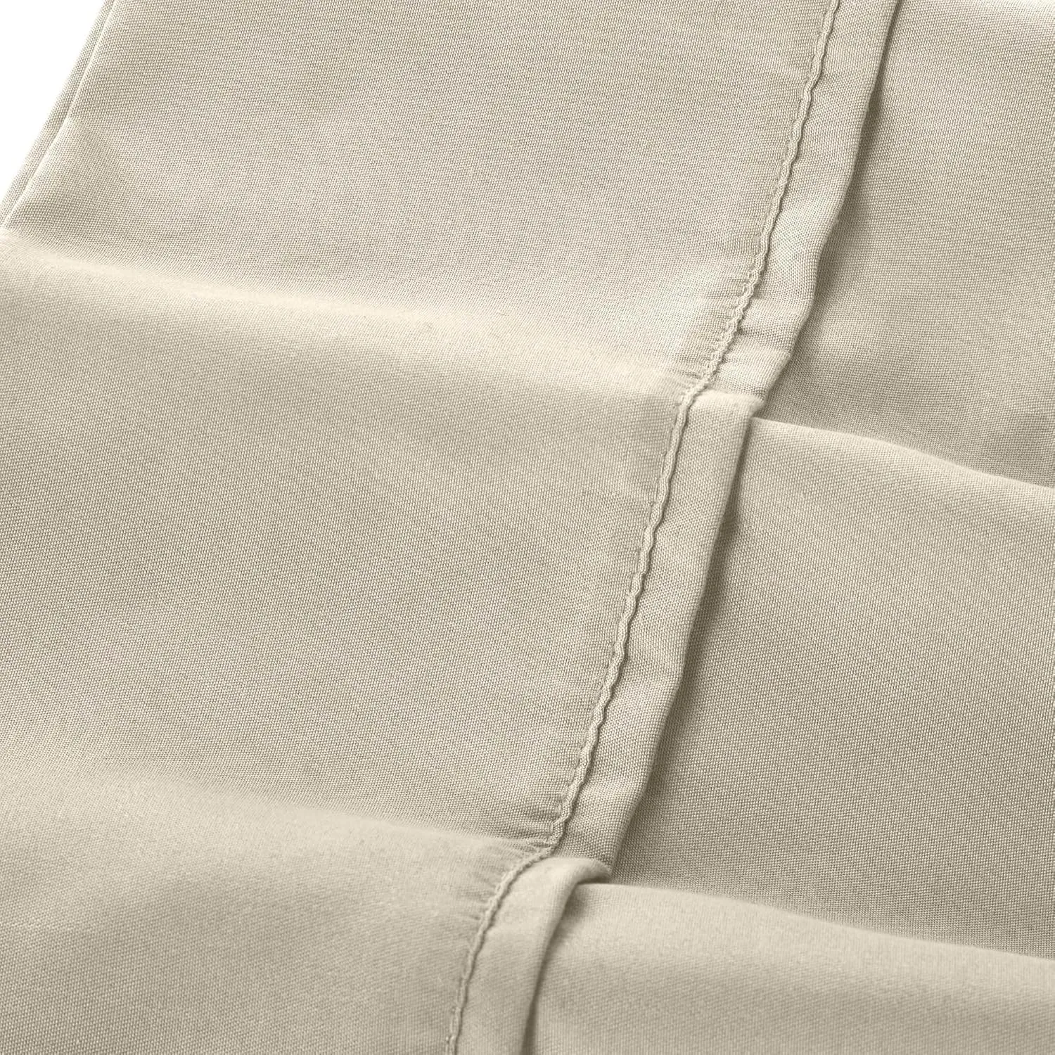 Modern Threads Soft Microfiber Solid Sheets - Luxurious Microfiber Bed Sheets - Includes Flat Sheet, Fitted Sheet with Deep Pockets, & Pillowcases Taupe Full
