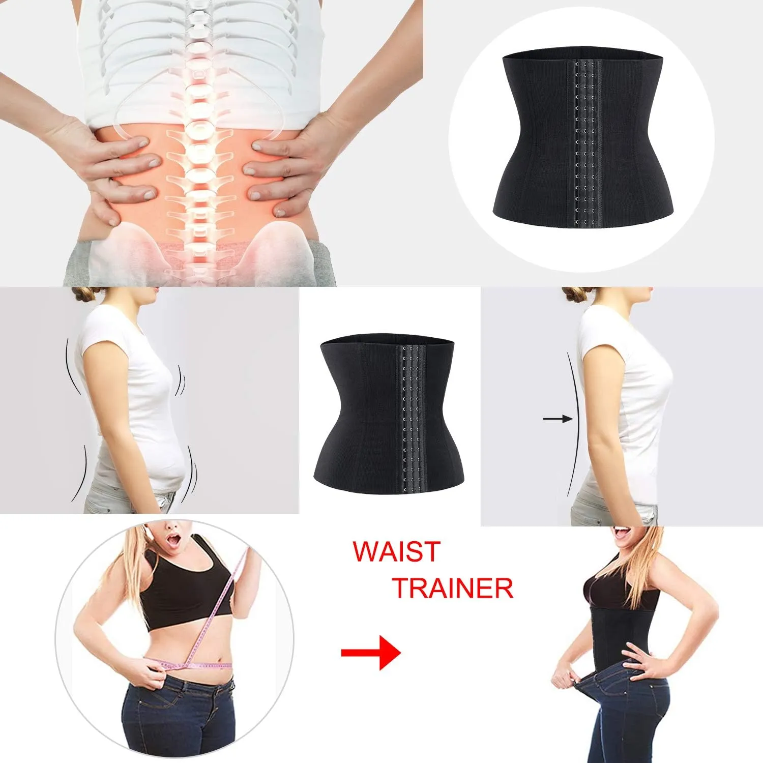 Nebility Womens' Maternity Belly Band Postpartum Recovery Belt Waist Trainer