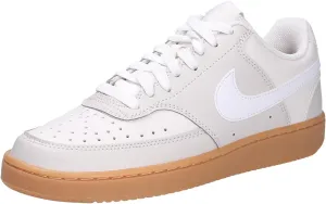 Nike Women's Court Vision Low Sneaker, Light Bone/White/Phantom/Gum Yellow, 7