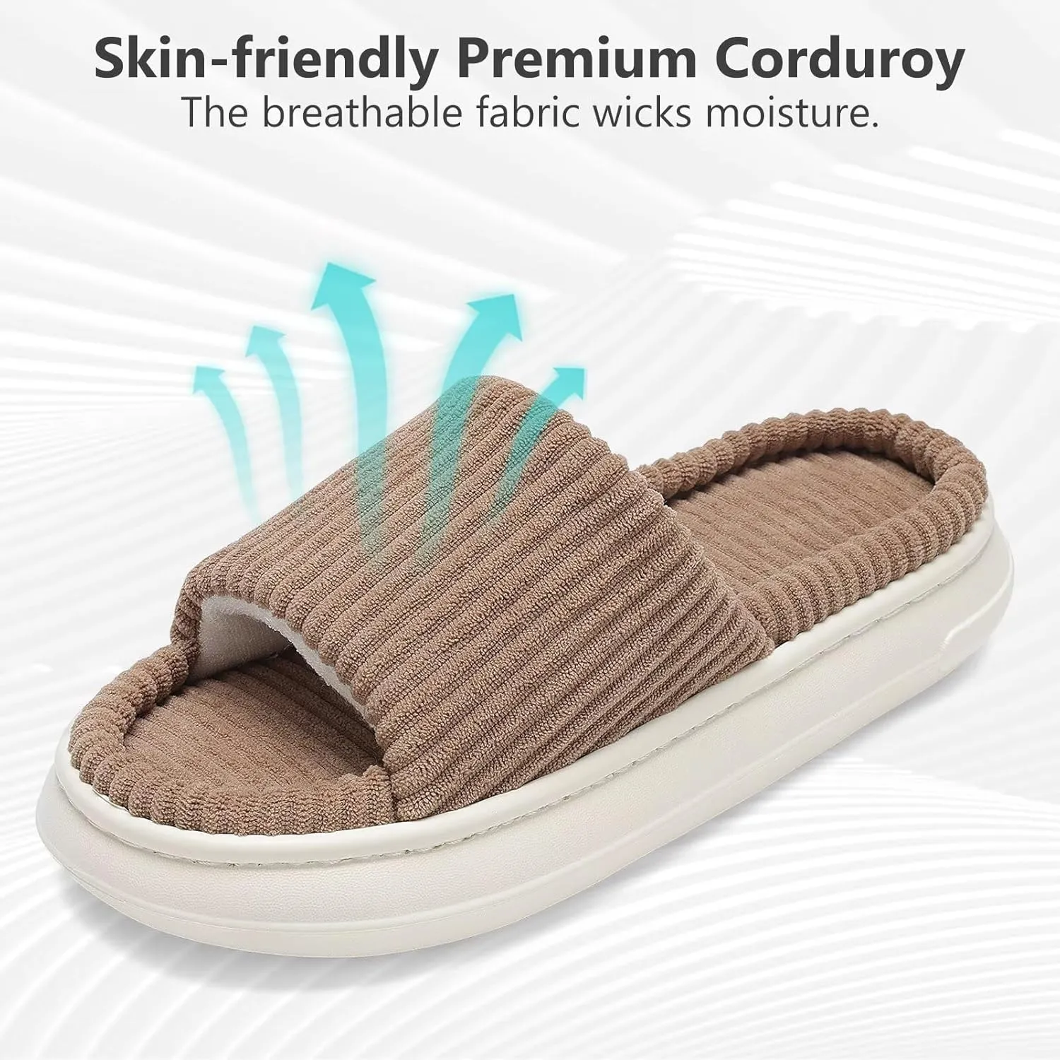 NineCiFun Unisex Summer House Slippers Indoor and Outdoor Slip-On Home Bedroom Shoes for Women and Men