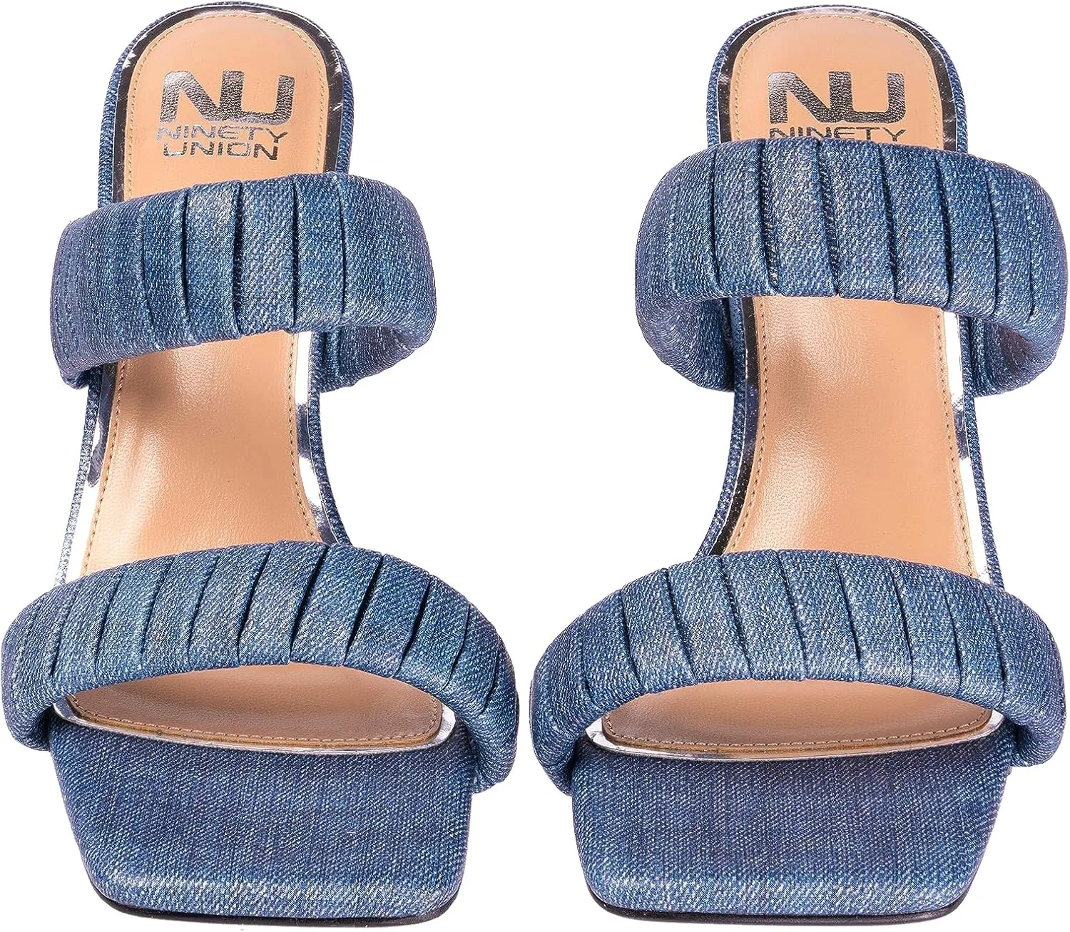 Ninety Union Ash Pleaded Straps Donut Heel Slide