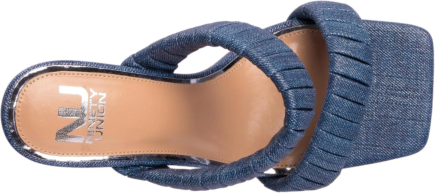 Ninety Union Ash Pleaded Straps Donut Heel Slide