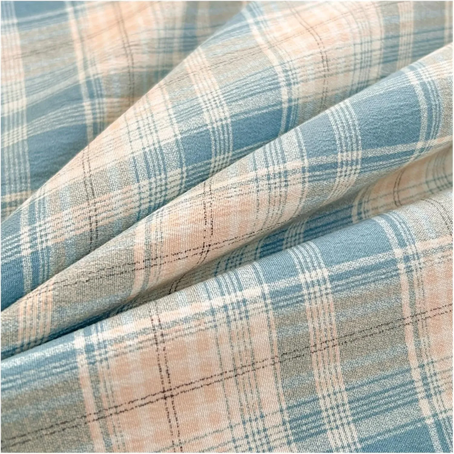 Nordic Bed Bedding Sets Plaid Duvet Cover Set Quilt Cover Bed Sheet Quilt Sets Queen Size Comforter Sets,All Season Comforter,B,Twin