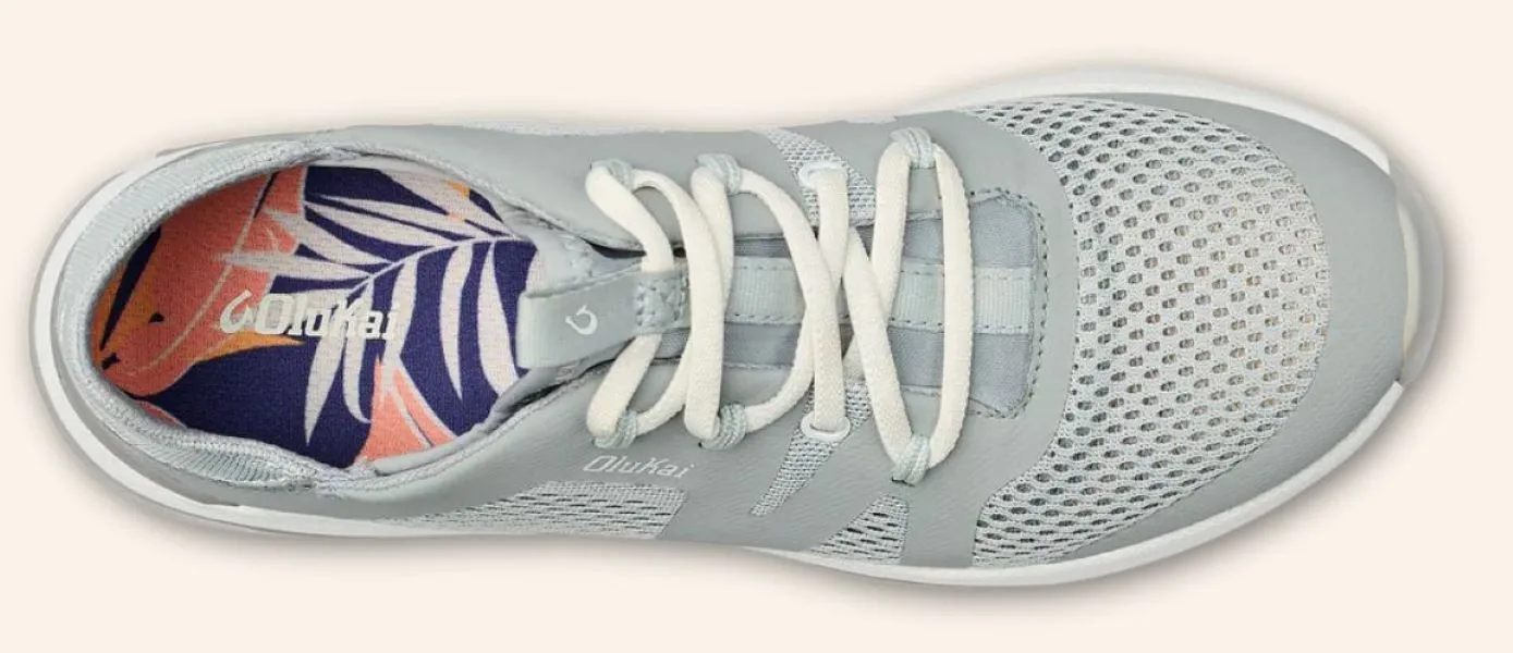 Olukai Pale Grey Huia Women's Sneakers 20492-PGPG