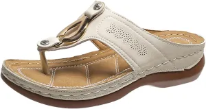 Orthotic Sandals for Women with Arch Support Back Strap Flip Flops Beach with Flowers Sandal Comfortable Dressy Wedge Arch Support Women's Orthotic Shoes Comfortable Orthopedic Shoe for Woman