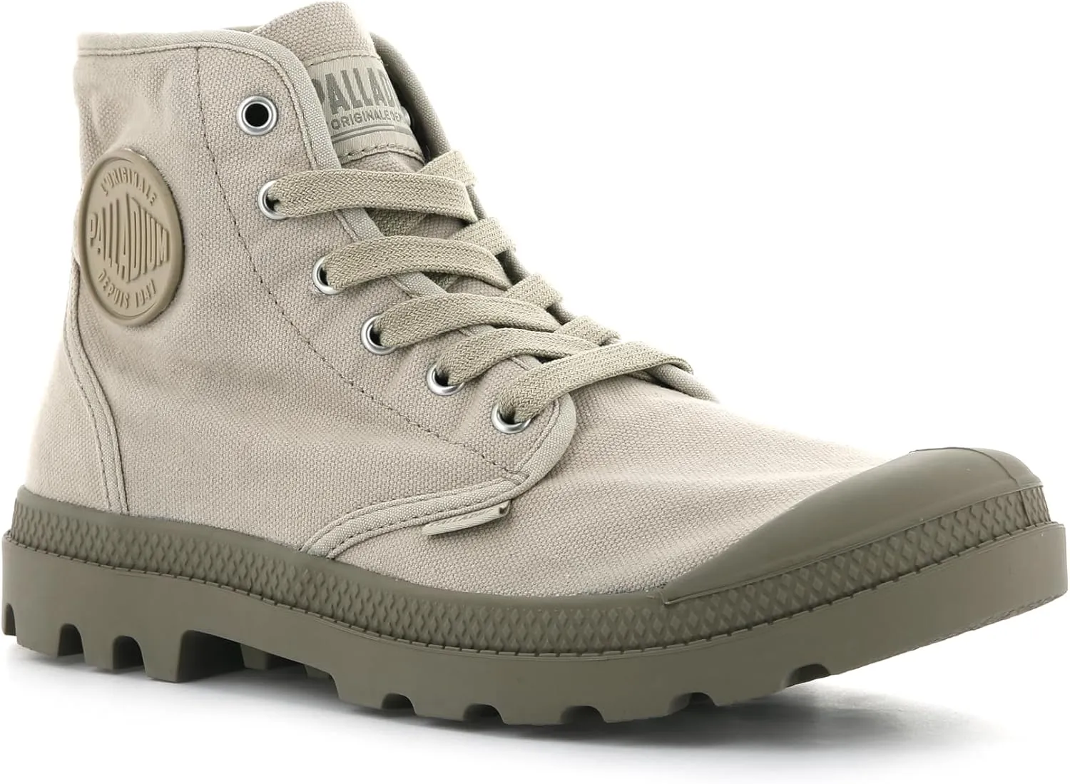 Palladium Men's Pampa Hi Boot, Vegan Canvas Lace Up Boot