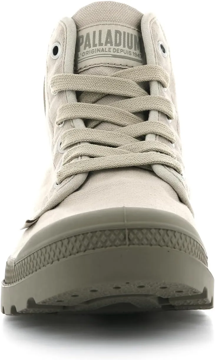 Palladium Men's Pampa Hi Boot, Vegan Canvas Lace Up Boot