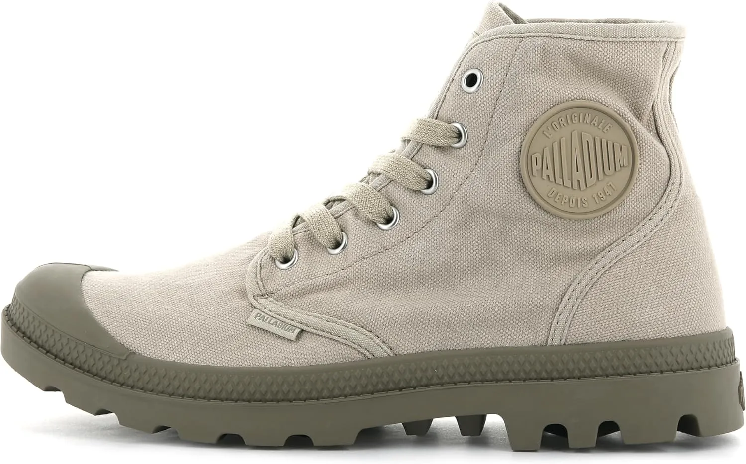 Palladium Men's Pampa Hi Boot, Vegan Canvas Lace Up Boot