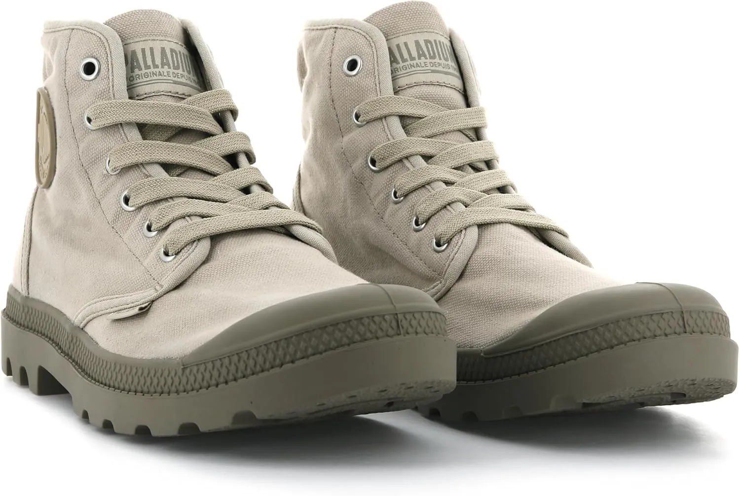 Palladium Men's Pampa Hi Boot, Vegan Canvas Lace Up Boot