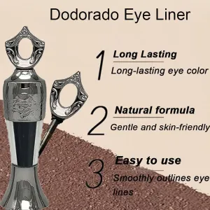 Powder Eyeliner, Eye Liner, Handmade 100% Natural Eyeliner Powder, Long-Lasting Eyeliner Arabic Eyeliner Powder for Natural Makeup, Long-Wearing, Smudge-Proof (Black Green)
