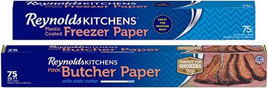 Reynolds Butcher Paper, Freezer Wrap, 75 Sqft, Variety Pack
