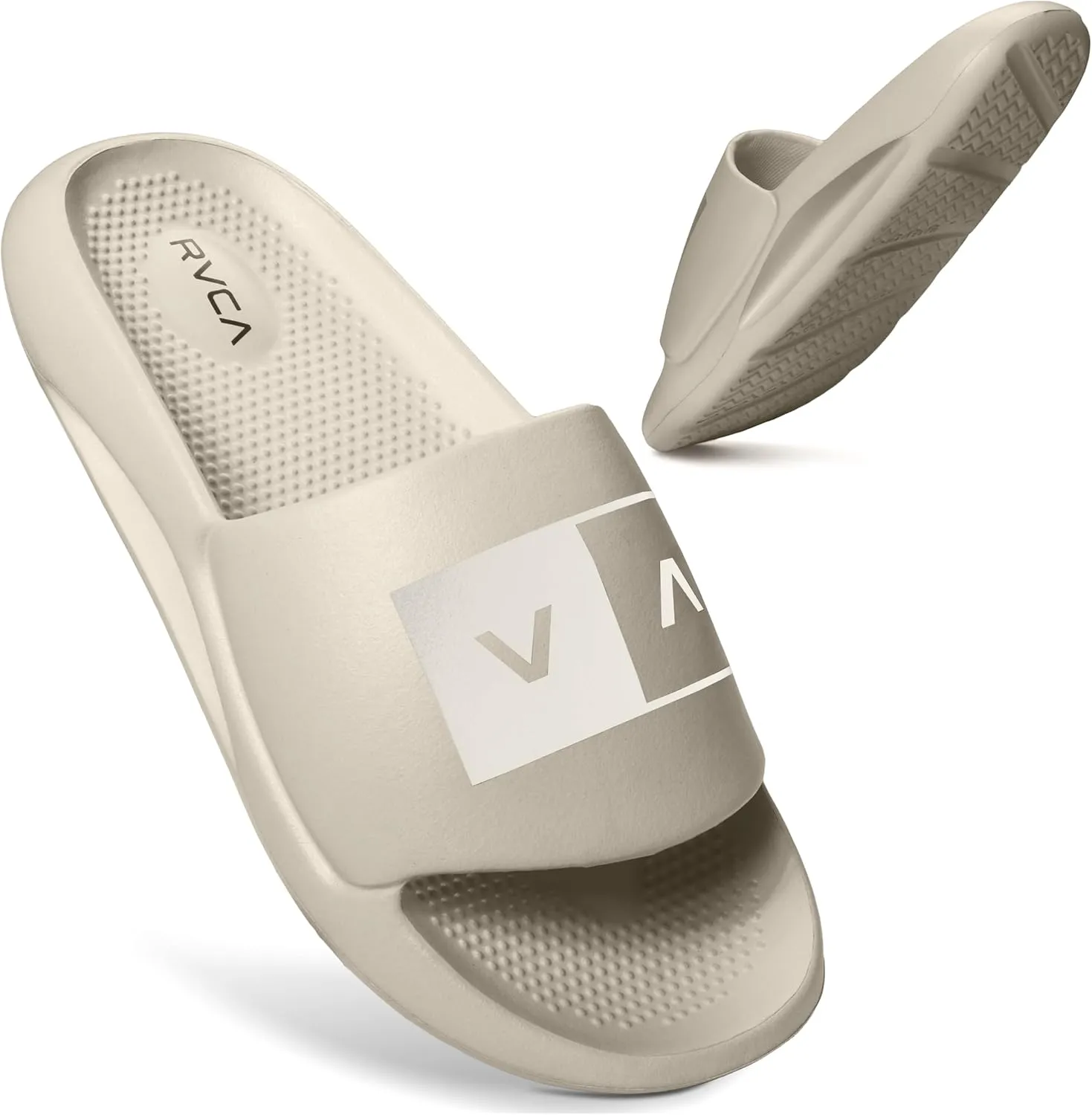 RVCA VA Molded Slide Sandals - Bold Style and Ultimate Breathable Comfort