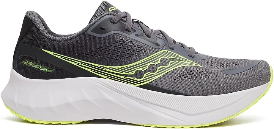 Saucony Men's Tide 2 Sneaker, Carbon/Primrose, 13