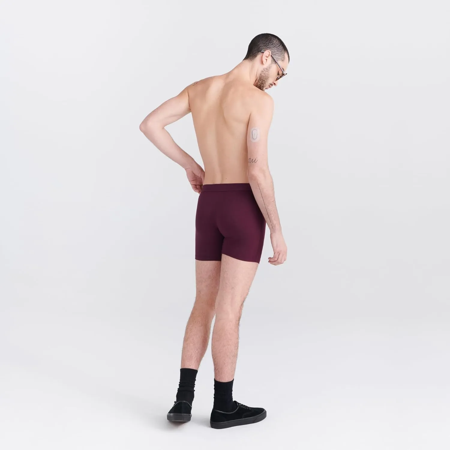 SAXX Underwear Co. Men's Underwear with Pouch Ultra Super Soft Boxer Brief Fly 3Pk